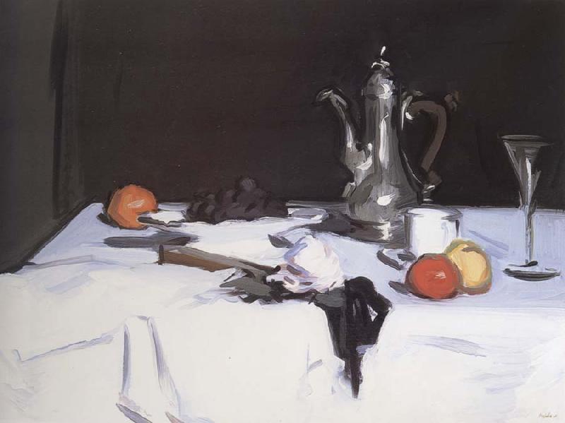 Samuel John Peploe Still Life with Coffee Pot Sweden oil painting art